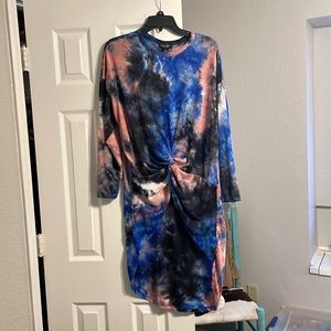 Tie dye tunic top
